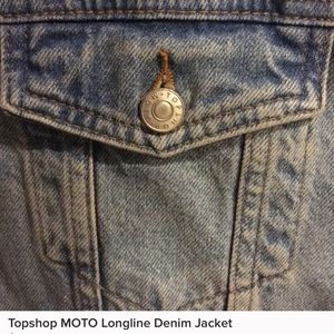 Top shop Longline Denim Jacket